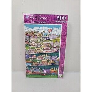 New Sealed 500 pc Puzzle, Artbox Kelly Samuelle Suburban Jungle